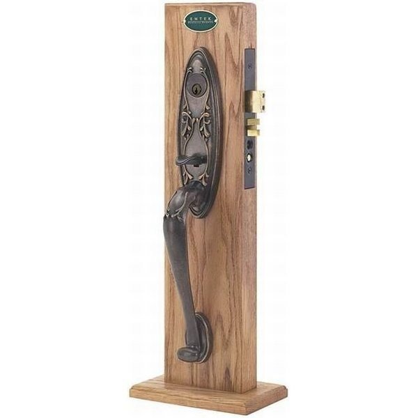 Medium Bronze Handleset 3031PDMBLH, Emtek, Mfr#: 3031PDMBLH